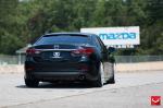 Mazda6 Jet Black on Vossen Wheels 2015 года